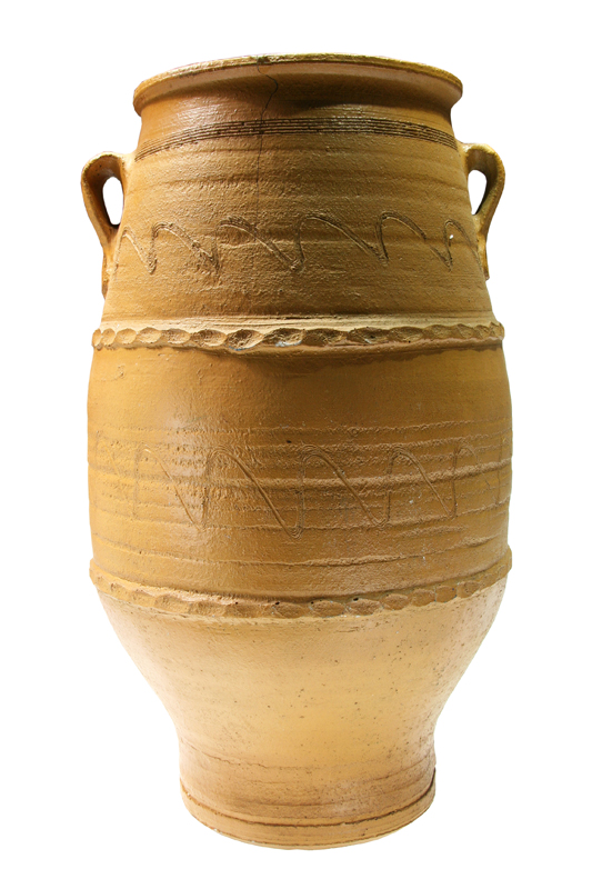 Amphore "India Anubis", rund 35 x 60cm, Kunsstoff